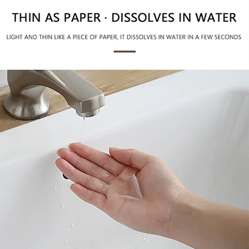 combo 3 Travel Soap Sheets Portable Soap Paper Bath Hand Outdoor Travel Cleaning Soap Sheet Fragrance Foam Suitable Camping
